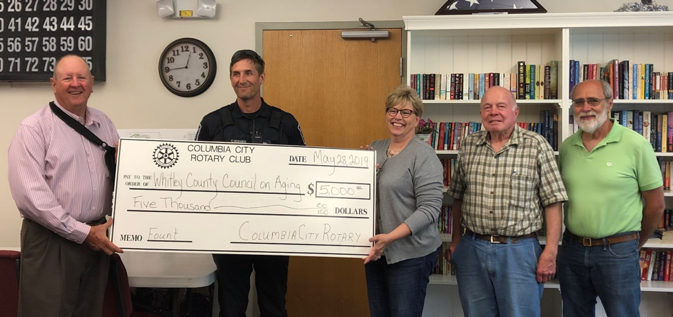Rotary's gift for the Memorial Garden